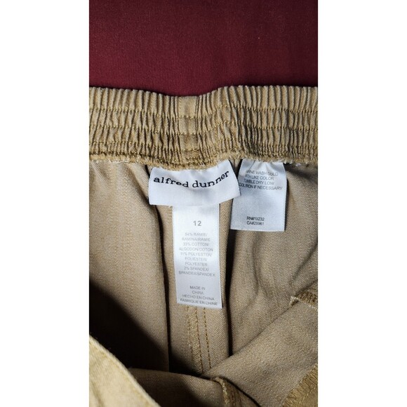Alfred Dunner Pull-On Jeans Pants Women's 12 Comfort Fit Elastic Waist  Pockets - Picture 6 of 9